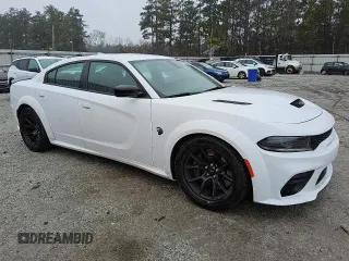 2023 Dodge Charger SRT Hellcat Redeye Widebody with VIN 2C3CDXL96PH618406, listed as a Copart auction lot 88406485 with 9,509 mi miles and Clean Title. Bid and sale history available at carsss.com. Image 4.