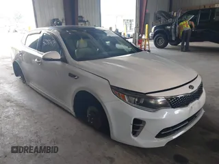 2016 Kia Optima SXL Turbo with VIN 5XXGV4L20GG107109, listed as a IAAI auction lot 42581479 with 136,828 mi miles and . Bid and sale history available at DreamBid. Image 1.