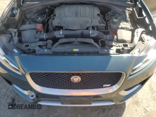 2017 Jaguar F-Pace S with VIN SADCM2BV4HA082587, listed as a Copart auction lot 53728865 with 140,318 mi miles and Salvage Title. Bid and sale history available at DreamBid. Image 12.