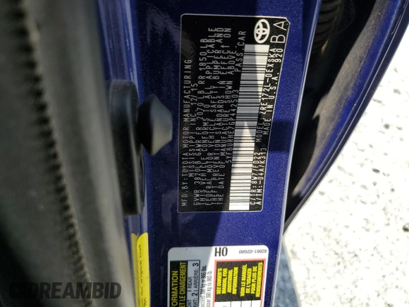 2016 Toyota Corolla L z VIN 5YFBURHE7GP442503, wystawiony jako Copart lot #61202795 z przebiegiem 95 968 mil mil oraz Szkoda całkowita • Salvage title. Historia ofert i sprzedaży dostępna na DreamBid. Obrazek 12.