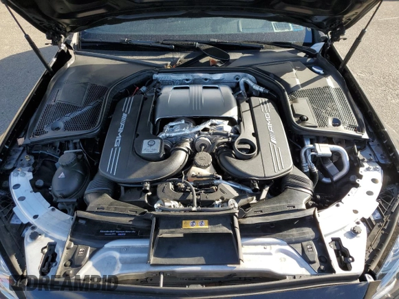 2017 Mercedes-Benz C 63 S AMG with VIN WDDWJ8HB9HF482199, listed as a Copart auction lot 80140554 with 36,010 mi miles and Salvage Title. Bid and sale history available at carsss.com. Image 11.