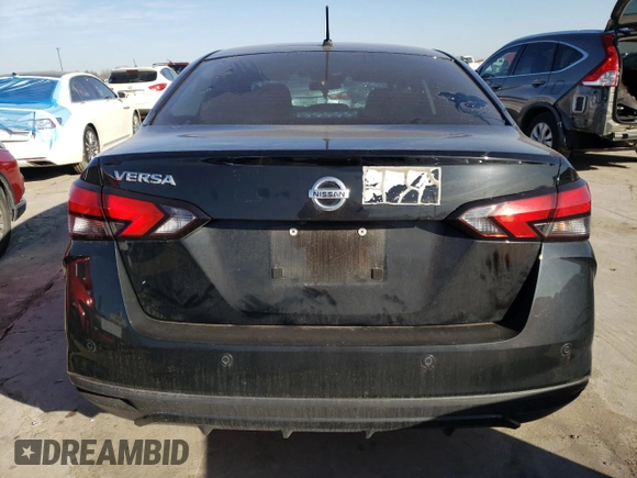 2021 Nissan Versa S with VIN 3N1CN8DV3ML907131, listed as a Copart auction lot 48687055 with 28,266 mi miles and Salvage Title. Bid and sale history available at carsss.com. Image 6.