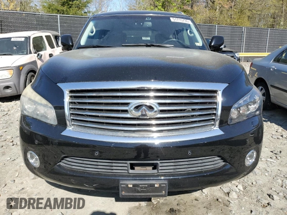 2014 Infiniti QX80 with VIN JN8AZ2NC8E9351805, listed as a Copart auction lot 51715735 with 130,943 mi miles and Salvage Title. Bid and sale history available at carsss.com. Image 5.