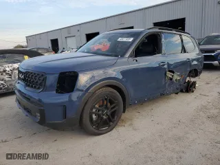 2024 Kia Telluride SX Prestige X-Line with VIN 5XYP5DGC9RG564017, listed as a Copart auction lot 45877455 with 185 mi miles and Salvage Title. Bid and sale history available at carsss.com. Image 1.