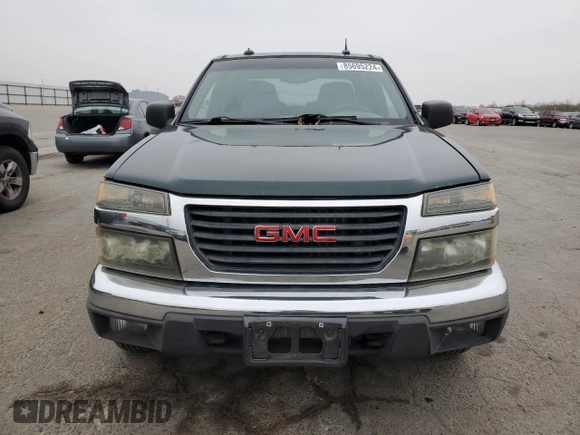 2005 GMC Canyon 1SF SLE Z71 with VIN 1GTDT136558179918, listed as a Copart auction lot 85695224 with 176,119 mi miles and Salvage Title. Bid and sale history available at carsss.com. Image 5.