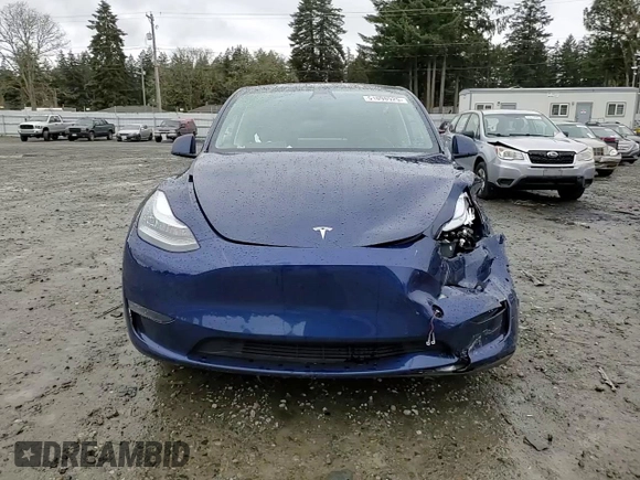 2021 Tesla Model Y Long Range with VIN 5YJYGDEE7MF160510, listed as a Copart auction lot 51098925 with 48,038 mi miles and Salvage Title. Bid and sale history available at DreamBid. Image 11.