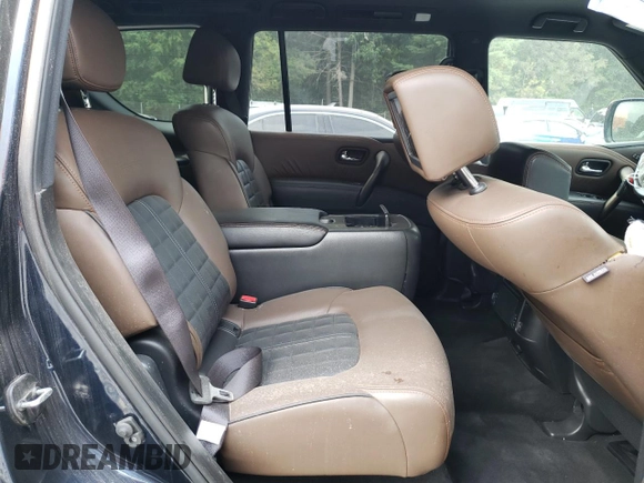 2019 Nissan Armada Platinum with VIN JN8AY2NEXK9759206, listed as a Copart auction lot 58602094 with 78,525 mi miles and Salvage Title. Bid and sale history available at carsss.com. Image 11.