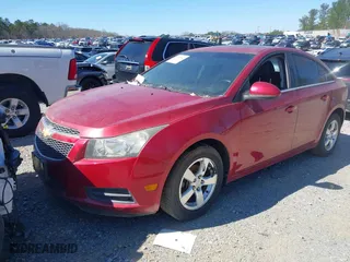 2011 Chevrolet Cruze LT w/2LT with VIN 1G1PG5S99B7182058, listed as a IAAI auction lot 41827167 with 174,092 mi miles. Bid and sale history available at carsss.com. Image 2.
