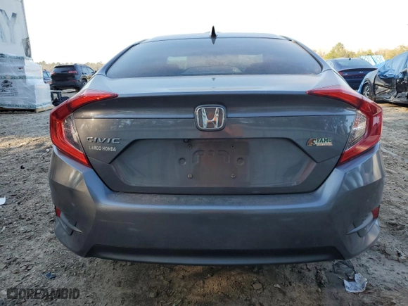2017 Honda Civic Sedan EX with VIN 19XFC2F76HE026767, listed as a Copart auction lot 47216875 with 81,324 mi miles and Salvage Title. Bid and sale history available at carsss.com. Image 6.