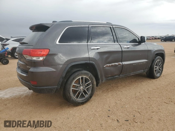 2017 Jeep Grand Cherokee Limited 75th Anniversary with VIN 1C4RJFBG3HC861152, listed as a Copart auction lot 79266504 with Not provided miles and Salvage title. Bid and sale history available at DreamBid. Image 3.