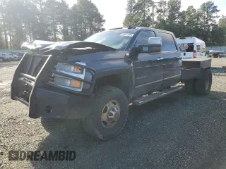 2015 Chevrolet Silverado 3500HD LTZ with VIN 1GC4K0E83FF587522, listed as a Copart auction lot 84627984 with 133,935 mi miles and Salvage Title. Bid and sale history available at carsss.com. Image 1.