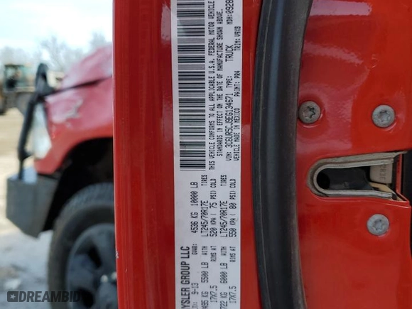 2014 Ram 2500 Tradesman with VIN 3C6UR5CJ9EG134671, listed as a Copart auction lot 47773025 with 0 mi miles and Non Repairable. Bid and sale history available at carsss.com. Image 12.