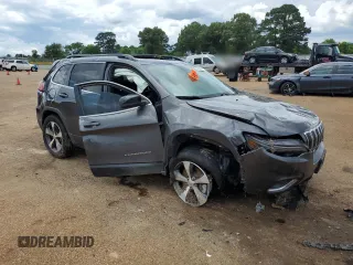 2022 Jeep Cherokee Limited with VIN 1C4PJMDX9ND520854, listed as a Copart auction lot 56255225 with 50,644 mi miles and Salvage title. Bid and sale history available at DreamBid. Image 4.