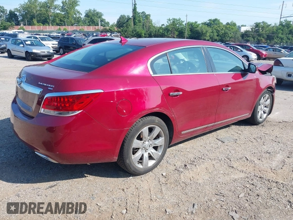 2010 Buick LaCrosse CXS with VIN 1G4GE5GV0AF210994, listed as a IAAI auction lot 42648350 with 93,477 mi miles and . Bid and sale history available at DreamBid. Image 4.