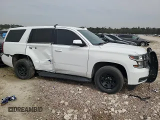 2020 Chevrolet Tahoe Commercial with VIN 1GNLCDEC8LR279090, listed as a Copart auction lot 46990355 with 52,118 mi miles and Salvage title. Bid and sale history available at DreamBid. Image 4.
