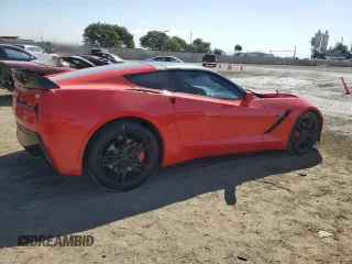 2019 Chevrolet Corvette 3LT with VIN 1G1YF2D73K5117509, listed as a Copart auction lot 74148224 with 67,064 mi miles and Salvage Title. Bid and sale history available at carsss.com. Image 3.