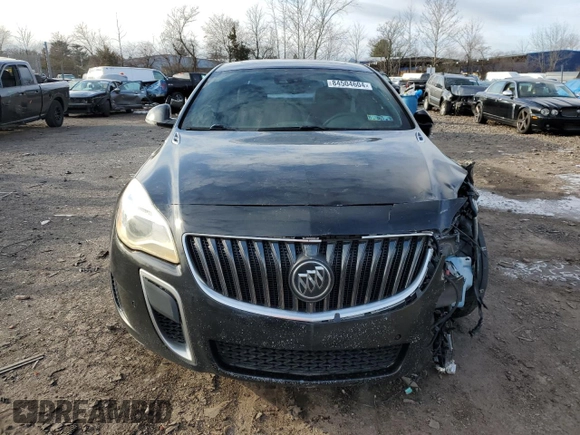 2014 Buick Regal GS with VIN 2G4GU5GX3E9243894, listed as a Copart auction lot 84504604 with 210,623 mi miles and Salvage Title. Bid and sale history available at DreamBid. Image 5.