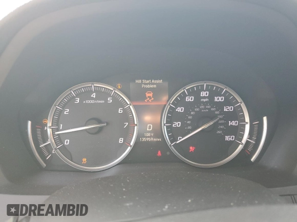 2015 Acura MDX Technology with VIN 5FRYD3H4XFB005764, listed as a Copart auction lot 60278975 with 135,959 mi miles and Non repairable. Bid and sale history available at DreamBid. Image 9.