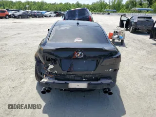 2008 Lexus IS F with VIN JTHBP262785004567, listed as a Copart auction lot 54550015 with 190,746 mi miles and Salvage Title. Bid and sale history available at carsss.com. Image 6.