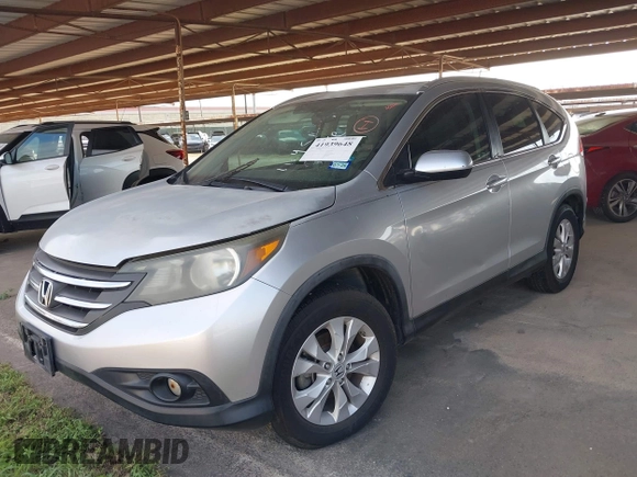 2012 Honda CR-V EX-L with VIN 2HKRM3H71CH510928, listed as a IAAI auction lot 41939648 with 134,042 mi miles. Bid and sale history available at carsss.com. Image 2.
