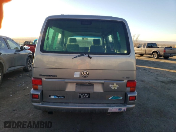 2000 Volkswagen EuroVan с VIN WV2MH4700YH083922, выставлен на аукционе Copart как лот 44274825 с пробегом 159 931 миль миль и Чистый • Clean title. История ставок и продаж доступна на DreamBid. Изображение 6.