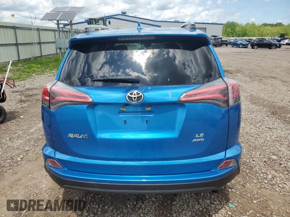 2018 Toyota RAV4 LE z VIN JTMBFREV6JJ260625, wystawiony jako Copart lot #56624485 z przebiegiem 47 281 mil mil oraz Szkoda całkowita • Salvage title. Historia ofert i sprzedaży dostępna na DreamBid. Obrazek 6.