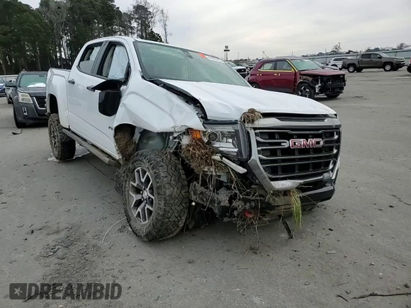 2022 GMC Canyon 4WD AT4 w/Cloth with VIN 1GTG6FEN5N1155598, listed as a Copart auction lot 41970495 with 57,572 mi miles and Salvage Title. Bid and sale history available at carsss.com. Image 11.