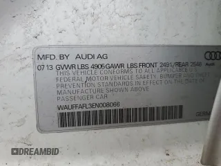 2014 Audi A4 Premium Plus z VIN WAUFFAFL3EN008066, wystawiony jako Copart lot #55151415 z przebiegiem 116 554 mil mil oraz Szkoda całkowita • Salvage title. Historia ofert i sprzedaży dostępna na DreamBid. Obrazek 12.
