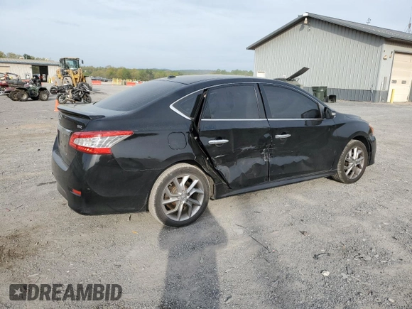 2015 Nissan Sentra SR with VIN 3N1AB7AP5FY338580, listed as a Copart auction lot 54394905 with 125,120 mi miles and Salvage Title. Bid and sale history available at DreamBid. Image 3.