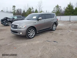 2013 Infiniti QX56 with VIN JN8AZ2NE6D9041779, listed as a IAAI auction lot 41270554 with 160,942 mi miles. Bid and sale history available at carsss.com. Image 17.
