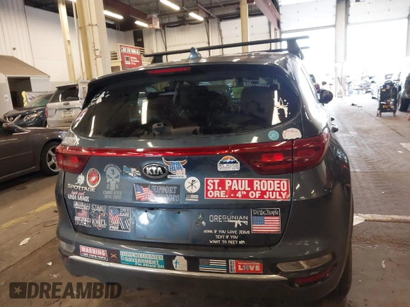2021 Kia Sportage LX with VIN KNDPMCAC6M7913730, listed as a IAAI auction lot 41644714 with 89,191 mi miles and . Bid and sale history available at carsss.com. Image 16.