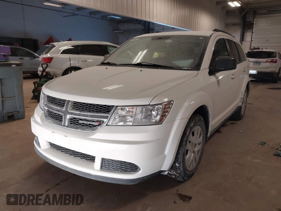 2018 Dodge Journey SE with VIN 3C4PDCAB5JT254022, listed as a IAAI auction lot 41624286 with 97,610 mi miles. Bid and sale history available at carsss.com. Image 17.