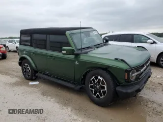 2024 Ford Bronco Outer Banks with VIN 1FMDE8BH4RLA26290, listed as a Copart auction lot 54764525 with 5,373 mi miles and Salvage title. Bid and sale history available at DreamBid. Image 4.