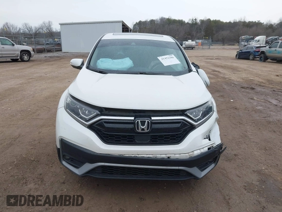 2020 Honda CR-V EX with VIN 5J6RW2H59LL027969, listed as a IAAI auction lot 41452386 with 45,448 mi miles. Bid and sale history available at carsss.com. Image 12.