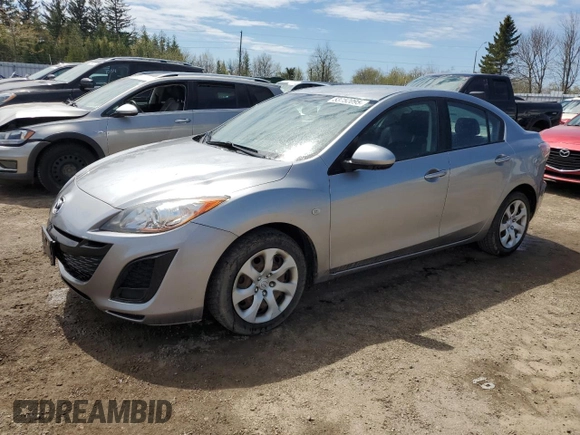 2010 Mazda 3 i Sport with VIN JM1BL1SF5A1309269, listed as a Copart auction lot 53752095 with 165,349 mi miles and Salvage title. Bid and sale history available at DreamBid. Image 1.