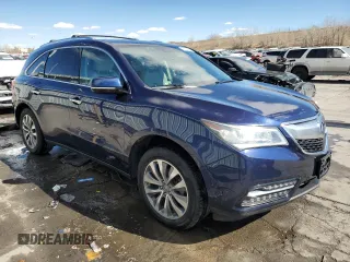 2014 Acura MDX Tech Pkg with VIN 5FRYD4H45EB005739, listed as a Copart auction lot 46707585 with 85,789 mi miles and Salvage Title. Bid and sale history available at carsss.com. Image 4.