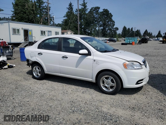 2010 Chevrolet Aveo 1LT with VIN KL1TD5DE7AB127992, listed as a Copart auction lot 62000895 with 66,769 mi miles and Salvage title. Bid and sale history available at DreamBid. Image 4.