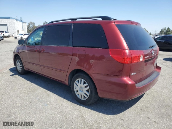 2007 Toyota Sienna CE with VIN 5TDZK23C57S010971, listed as a Copart auction lot 52807715 with 162,362 mi miles and Salvage Title. Bid and sale history available at carsss.com. Image 2.