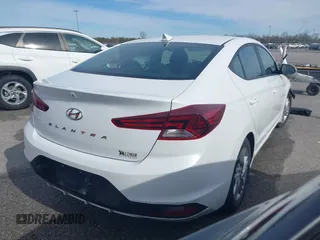 2020 Hyundai Elantra SEL with VIN 5NPD84LF1LH540675, listed as a IAAI auction lot 41315036 with 124,246 mi miles. Bid and sale history available at carsss.com. Image 4.