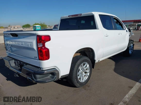 2022 Chevrolet Silverado 1500 LT with VIN 1GCUDDEDXNZ537566, listed as a IAAI auction lot 42002599 with 80,624 mi miles and . Bid and sale history available at DreamBid. Image 4.
