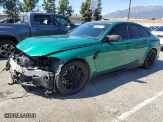 2024 BMW M3 Competition xDrive with VIN WBS43AY04RFR61948, listed as a Copart auction lot 50260775 with 26,626 mi miles and Salvage Title. Bid and sale history available at carsss.com. Image 1.