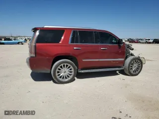 2017 Cadillac Escalade Luxury with VIN 1GYS4BKJ5HR182696, listed as a Copart auction lot 47000395 with 96,540 mi miles and Salvage Title. Bid and sale history available at carsss.com. Image 3.