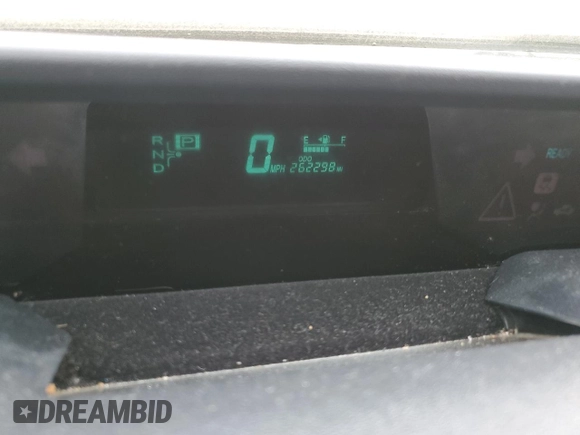 2007 Toyota Prius with VIN JTDKB20U373236295, listed as a Copart auction lot 53195625 with 262,298 mi miles and Salvage Title. Bid and sale history available at DreamBid. Image 9.