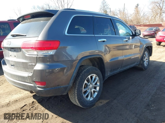 2015 Jeep Grand Cherokee Limited with VIN 1C4RJFBG0FC713456, listed as a IAAI auction lot 41751088 with 55,196 mi miles. Bid and sale history available at carsss.com. Image 4.