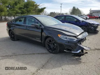 2019 Ford Fusion Hybrid Titanium with VIN 3FA6P0RU0KR144636, listed as a Copart auction lot 44357323 with 100,146 mi miles. Bid and sale history available at carsss.com. Image 4.