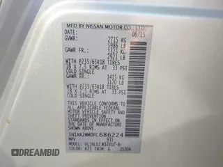 2015 Nissan Pathfinder SV с VIN 5N1AR2MM0FC686224, выставлен на аукционе IAAI как лот 41887640 с пробегом 166 379 миль миль и . История ставок и продаж доступна на DreamBid. Изображение 9.