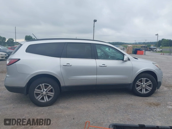 2015 Chevrolet Traverse LT with VIN 1GNKRGKD1FJ260280, listed as a IAAI auction lot 42655028 with 165,193 mi miles and . Bid and sale history available at DreamBid. Image 13.