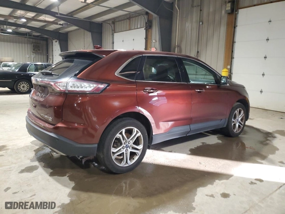 2016 Ford Edge Titanium with VIN 2FMPK4K80GBB23742, listed as a Copart auction lot 81429504 with 106,714 mi miles and Salvage Title. Bid and sale history available at carsss.com. Image 3.