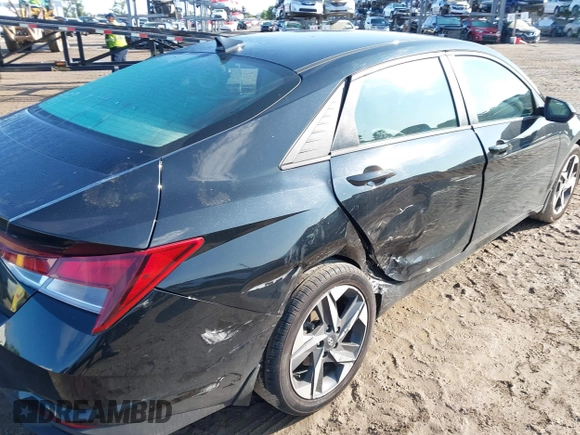 2023 Hyundai Elantra SEL with VIN 5NPLS4AG8PH106042, listed as a IAAI auction lot 42411420 with 54,206 mi miles and . Bid and sale history available at DreamBid. Image 6.