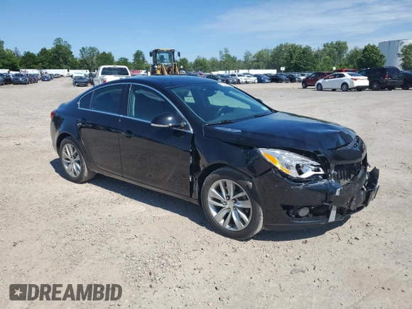 2015 Buick Regal Premium I with VIN 2G4GP5EX6F9145535, listed as a Copart auction lot 62234985 with 82,680 mi miles and Salvage title. Bid and sale history available at DreamBid. Image 4.